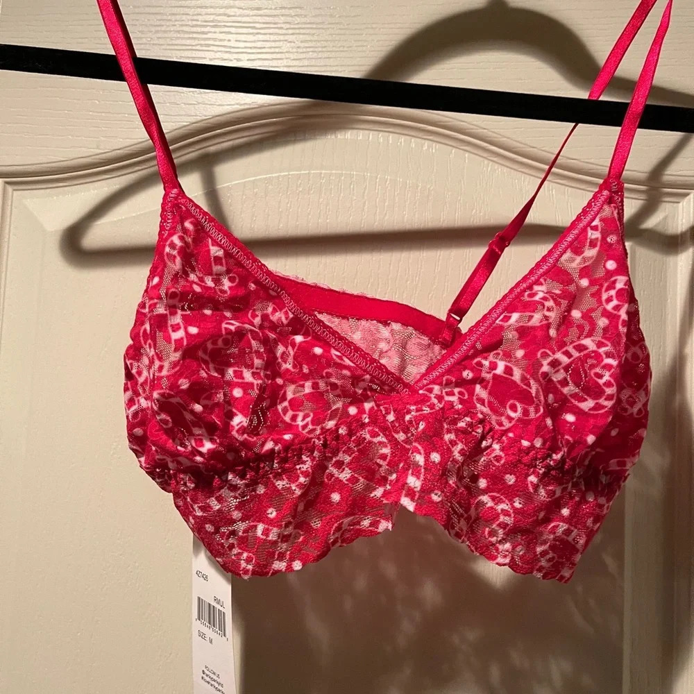 HANKY PANKY I Heart Peppermint Bralette, NWT, M - Picture 8 of 10